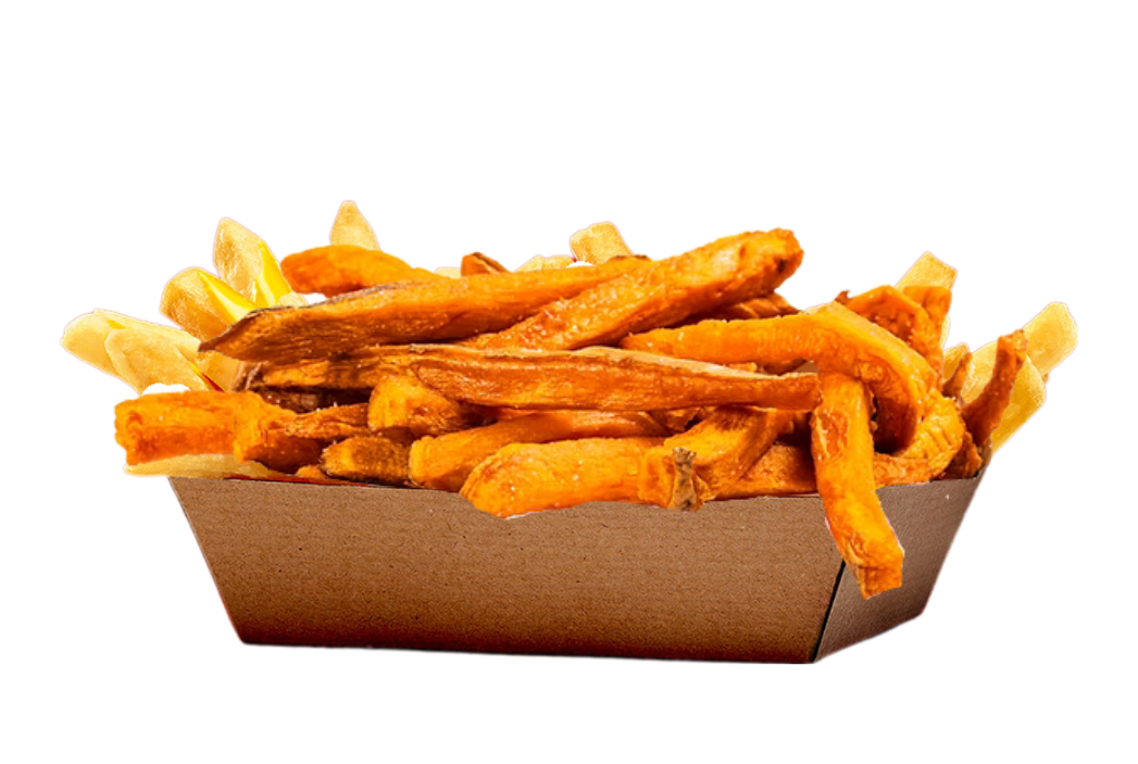 Mixte de frite maison classique et patate douce à Ifs